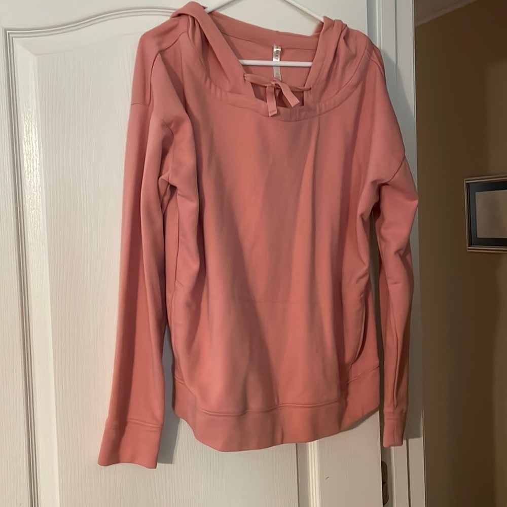 Fabletics salmon colored hoodie. XL. New but no tags.
